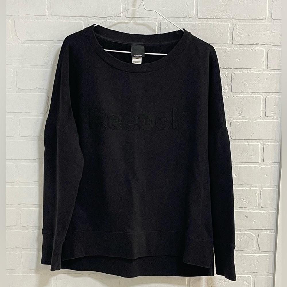 Reebok women’s size M black sweatshirt